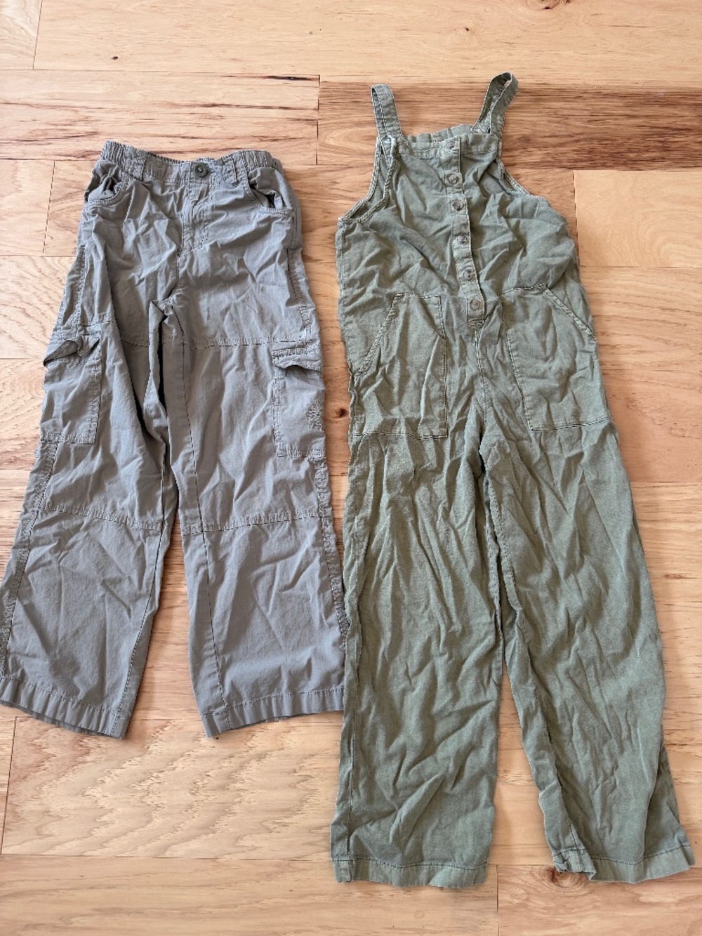 Girl’s ripcurl pants and girl’s Billabong jumpsuit